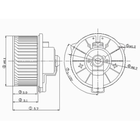 Gpd Blower Motors, 2311527 2311527